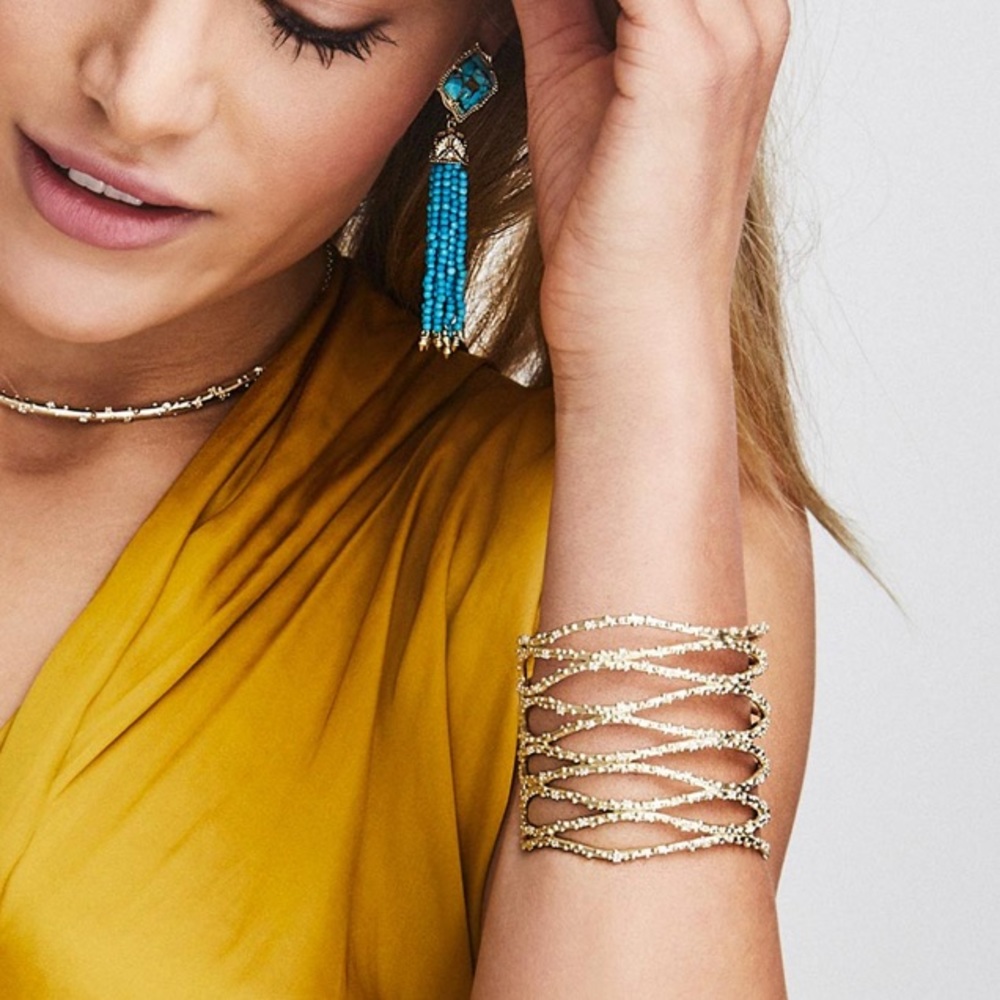 Kendra Scott Nicholas Cuff in Rose Gold